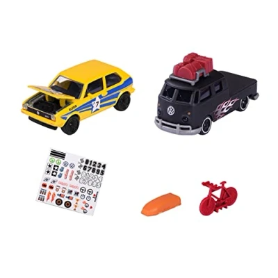 Image of Majorette 212055006Q01 VW The Originals 2 Piece Racing Set