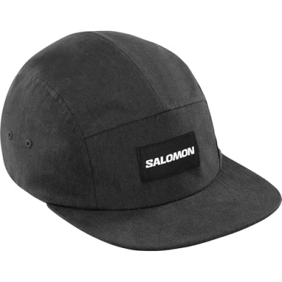 Image of Salomon FIVE CAP Unisex Cap, Size: One Size, Deep black