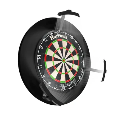 Image of Harrows Trilight Dartboard Light I LED Dart Board Lighting Fits All Darts No Shadow Powerful Surround, Cabinet, Tripod Compatible