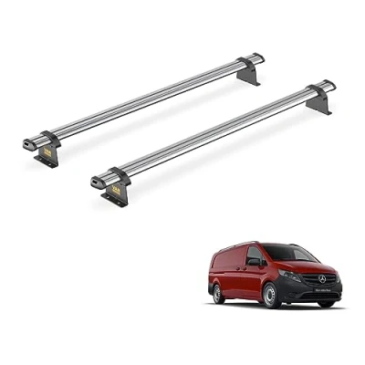 Image of Van Guard Trade Roof Rack for Mercedes Vito (2014+) 2 Steel Bars UltiBar SB264