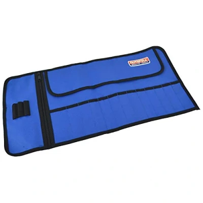 Image of Faithfull FAIBR13 13 Pocket Tool Bit Roll Includes Zip Up Compartment