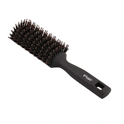 Image of Firm Boar Nylon Vent Hair Brush with Soft Touch Handle Blow Drying