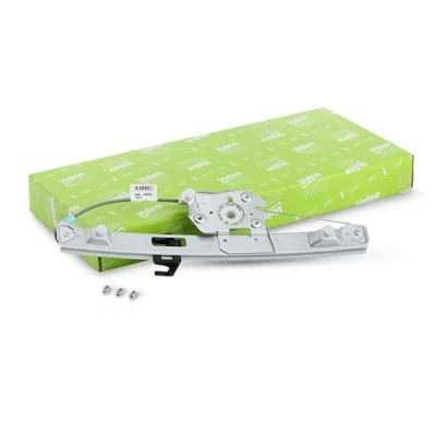 Image of 51357140589, 7140589 Window regulator VALEO 850926 Left Rear electric without motor with comfort function BMW: 3 Touring, Saloon