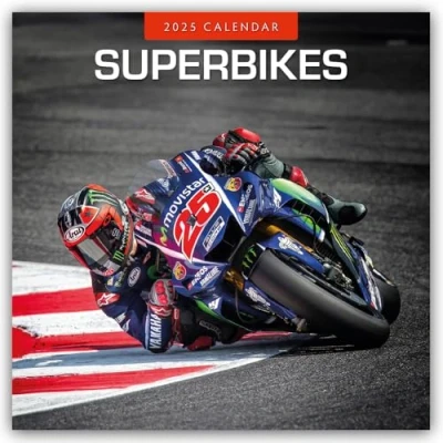 Image of Superbikes 2025 Square Wall Calendar: Original Red Robin Publishing Ltd Kalender [Mehrsprachig] [Kalender]