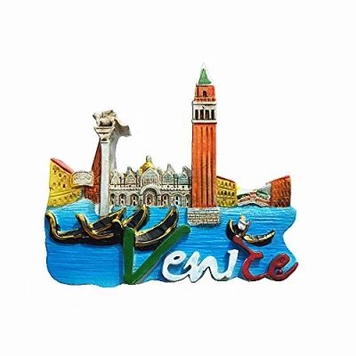 Image of Venice Italy 3D Fridge Magnet Travel Souvenir Gift Home Kitchen Decoration Magnetic Sticker, Refrigerator Collection