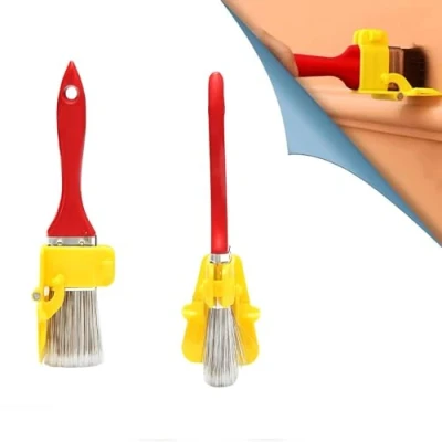 Image of XTAIQD 2Pcs Cutting in Paint Brush, Edger Tool,Paint Brush Edger,Cutting Brush,Edging Brush,Interior Wall Concealed Corner for Home Office Ceilings Edges Trim