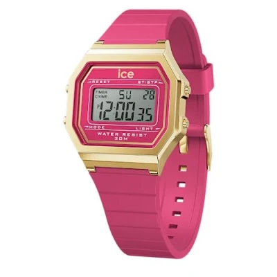 Image of ICE WATCH digit retro Raspberry sorbet Women&#039;s wristwatch with plastic strap 022050 (Small)