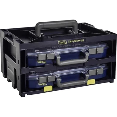 Image of Raaco CarryMore 55x2 equipped with 2 CarryLite 55 4x8 16, 146395