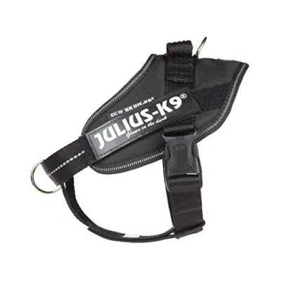 Image of Julius K9, IDC Powerharness, Dog Harness with Front Control Y Belt, Size: S/Mini, Black