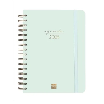 Image of Finocam Spiral Soul 2025 Page A Day Diary January December (12 Months) Mint International