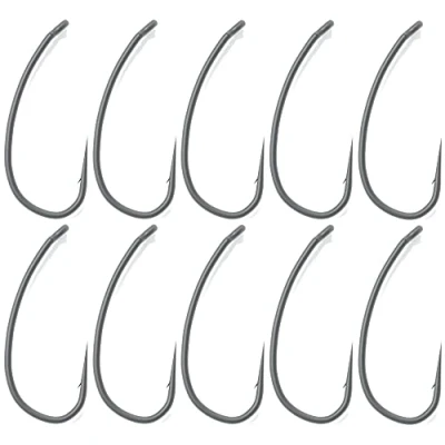 Image of RidgeMonkey Ape X Medium Curve Barbed hooks 4 Carp