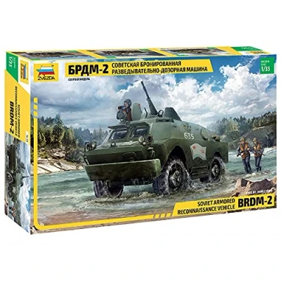 Image of Zvezda Military Vehicle Model: BRDM 2