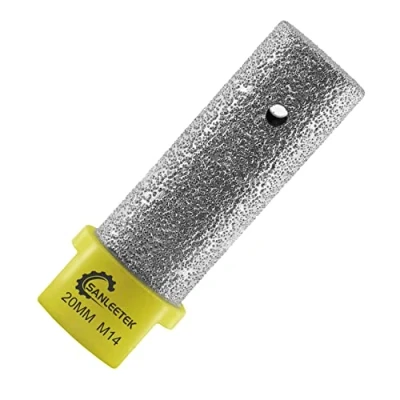 Image of Diamond Finger Milling Bits 20mm SANLEETEK Tile for Existing Holes Enlarging Shaping Trimming in Porcelain Marble Granite Ceramic Artificial Stone M14 Thread