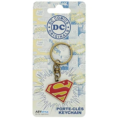 Image of ABYstyle DC COMICS &quot;Superman Logo&quot; Keychain,50 x 30 10 mm