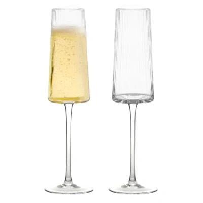 Image of Anton Studio Designs Empire Champagne Flutes Set of 2