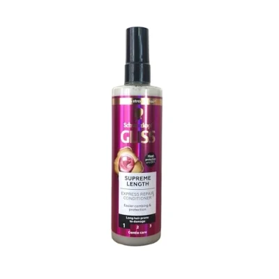 Image of Schwarzkopf Gliss Kur Express Repair Dry Hair Conditioner Supreme Lenght
