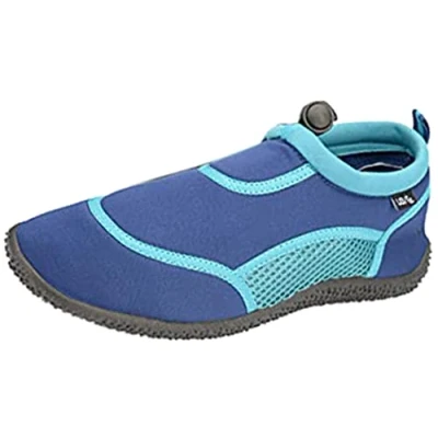 Image of Wet Shoes Women&#039;s Adult Size 8 Aqua Beach Surf Water Swim Foot Protection (Blue &amp; Turquoise)