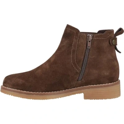 Image of Hush Puppies Women&#039;s Maddy Ladies Ankle Boots, Chocolate, 8 UK