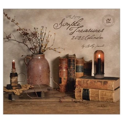 Image of Legacy Simple Treasures 13 x 12 Paper 2025 Hanging Wall Calendar