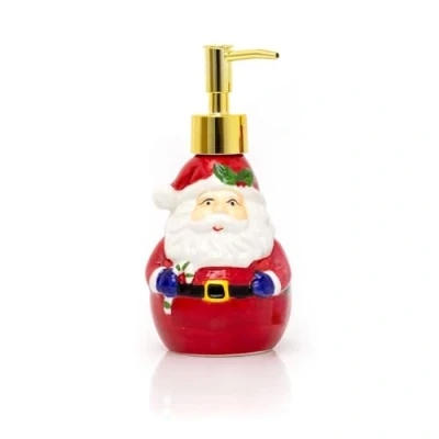 Image of Christmas Character Soap Dispenser Ceramic Hand Bathroom Novelty Wash Kitchen Santa