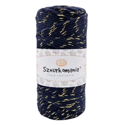 Image of Macrame Yarn 3 mm 100 m 1ply, Many Colours, Cotton Yarn, Cord mm, Glitter Cord, Rope, Crochet
