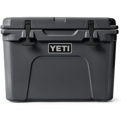 Image of YETI Tundra 35 Cool Box, Insulated Hard Cooler, Charcoal