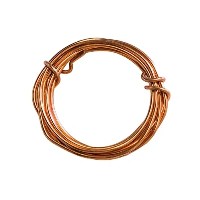 Image of Coloured Aluminium Wire 2mm x 2m. Colour options. J2370 (COPPER)