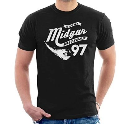 Image of Go Meteors Midgar Final Fantasy VII Men&#039;s T Shirt Black