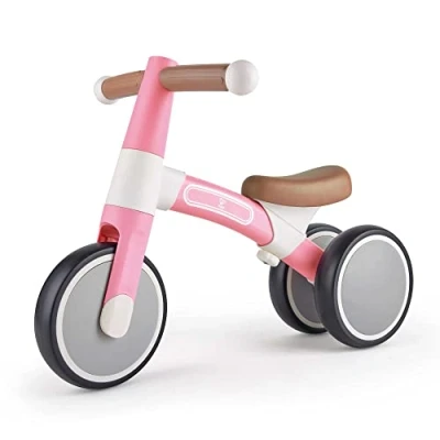 Image of Balance Bike, Pink, Made of Aluminium, Hape My First Bike. 12 months +, 57L x 30W 41H cm