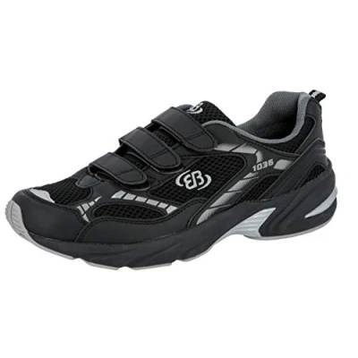 Image of Brütting Unisex Adults&#039; Mount Hayes Low Rise Hiking Shoes, Black (Black/Grey), 3.5 UK