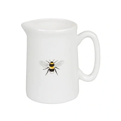 Image of Sophie Allport Bees Solo Jug, Fine Bone China, Gift Box, Dishwasher Safe (Mini, 140ml)