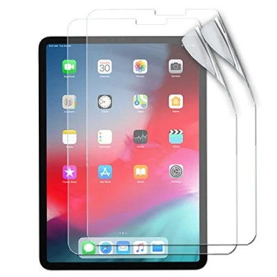 Image of TECHGEAR [2 Pack] Screen Protectors for iPad Pro 11&quot;, Clear Protector Guard Covers Compatible with Apple 11 inch 2022 / 4th Generation, 2021 3rd Gen, 2020 2nd 2018 1st Gen