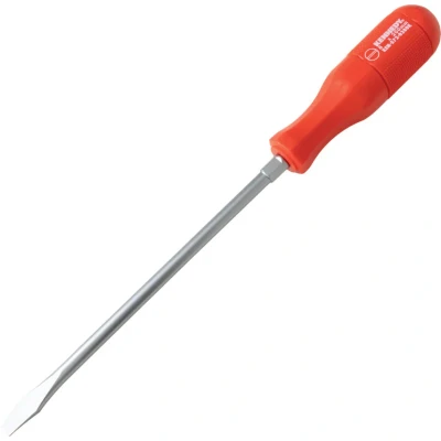 Image of Kennedy Hi Grip Flat Head Screwdriver, 8.0mm Slotted Tip, 200mm Blade