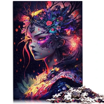 Image of Manga Girl Jigsaw Puzzles for Adults Premium?100% Recycled?Board? Christmas Puzzle Gifts 26x38cm