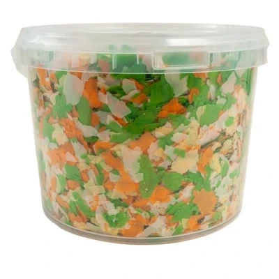 Image of Walters Multi Pond Flakes (5L Tub) Fish Food for Goldfish, Koi and all Cold Water Nutritional Floating in Stay Fresh EasyTubs Refill Bags