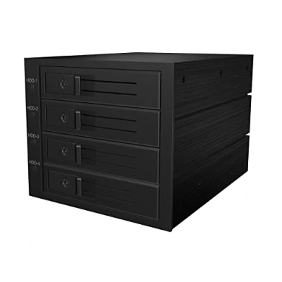 Image of ICY BOX 4 Way 3.5 Inch Backplane for 3x 5.25 Slot, SAS III 12 Gbit/S and SATA 6 Gbit/S, Mini HD Host, Fan 60610
