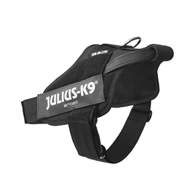 Image of Julius K9 16STEALTH P 1 IDC Stealth PowerHarness for Dogs, Size 1, Black