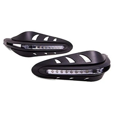 Image of Alchemy Parts Motorbike Integrated LED Handguards with Indicators Turn Signals for Adventure Bike Quad ATV Trike