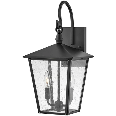 Image of Hinkley Huntersfield Outdoor Wall Lantern Black, IP44