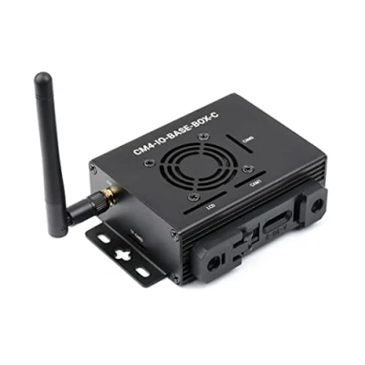 Image of CM4 IO Base C Mini Board Computer with Metal Case Advanced Version For Raspberry Pi Compute Module 4 (CM4)