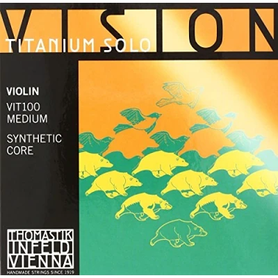 Image of Thomastik Saiten für Violine Vision Titanium Solo Synthetic Core Satz 4/4 Mittel