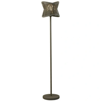 Image of Polinesia Floor Lamp, 1 x E27, IP44, Beige Oscu
