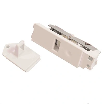 Image of Ariston C00257618 Creda Hotpoint Indesit Tumble Dryer Door Catch / Latch Kit