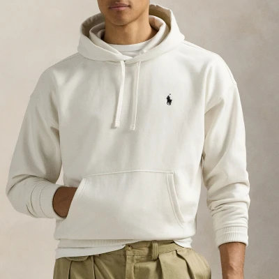 Image of Polo Ralph Lauren Script Logo Cotton Jersey Hoodie M