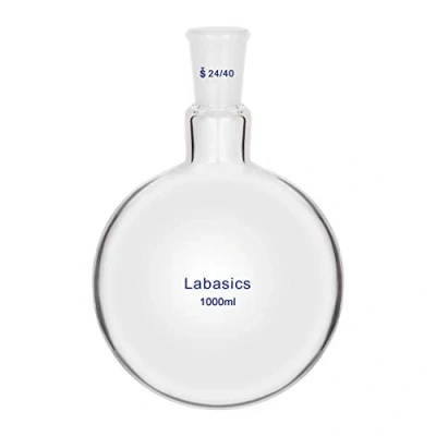 Image of Labasics Glass 1000ml Single Neck One Round Bottom Flask RBF, with 24/40 Standard Taper Outer Joint,