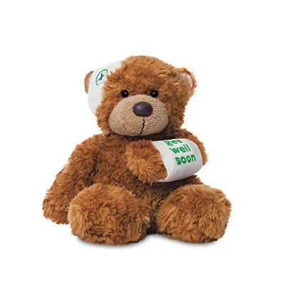 Image of AURORA, 60384, Bonnie Get Well soon Bear, 9In, Soft Toy, Brown