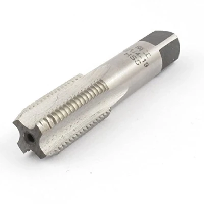 Image of Sourcingmap G1/4 19 55 Degree Taper Pipe Thread 4 Flutes HSS Screw Tap