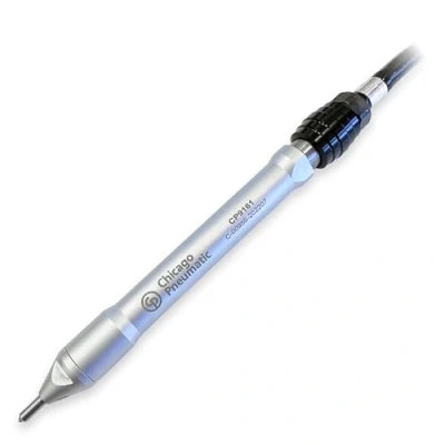 Image of Chicago Pneumatic CP9161 Air Engraving Pen with Integrated 6.5 ft (2 m) Hose 11400 BPM (New Version)