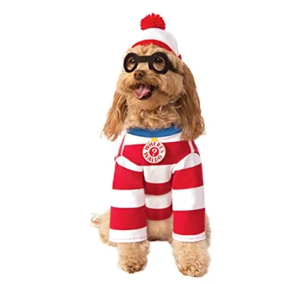 Image of Rubie&#039;s Where&#039;s Waldo Pet Costume, Medium, Model:580696_M