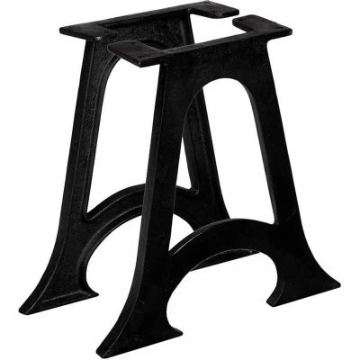 Image of vidaXL Coffee Table Legs 2 pcs with Arched Base A Frame Cast Iron